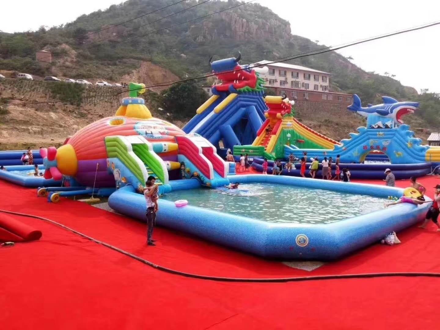 连平深海潜艇儿童乐园充气游泳池